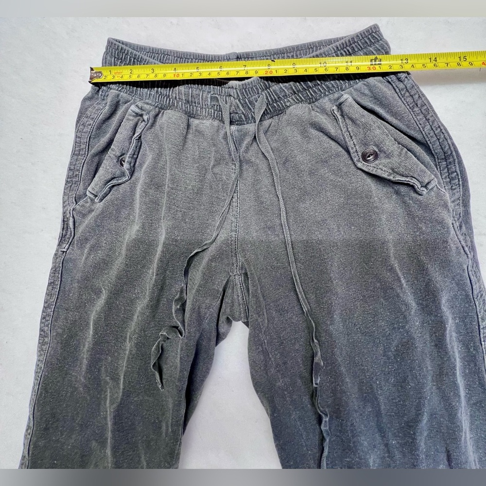 Wrap London Hemp Organic Cotton Jogger Pull On Pants Washed Gray Sz US 4 - Picture 7 of 11